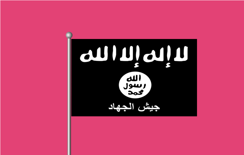 islamitische zwarte vlag
